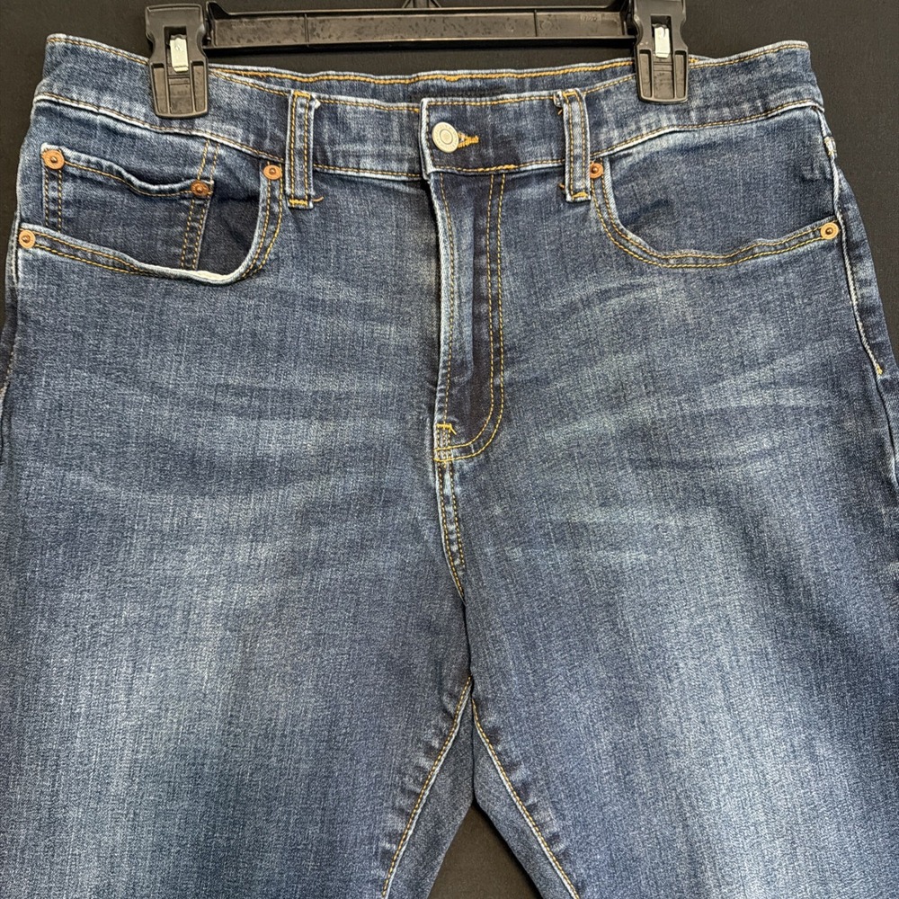 Lucky Brand Jeans Men's Blue 34x32 Stretch 410 Athletic Straight Fit Denim - Picture 2 of 12